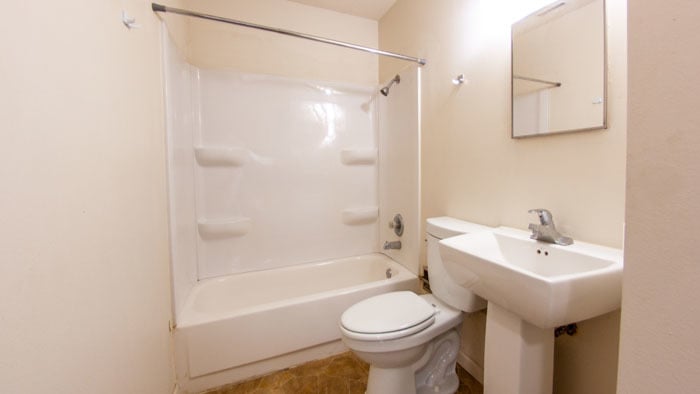 South Smith Apartments - One Bedroom - Bathroom
